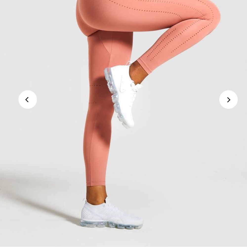 Gymshark laser cut leggings blush